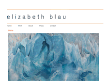 Tablet Screenshot of elizabethblaustudio.com
